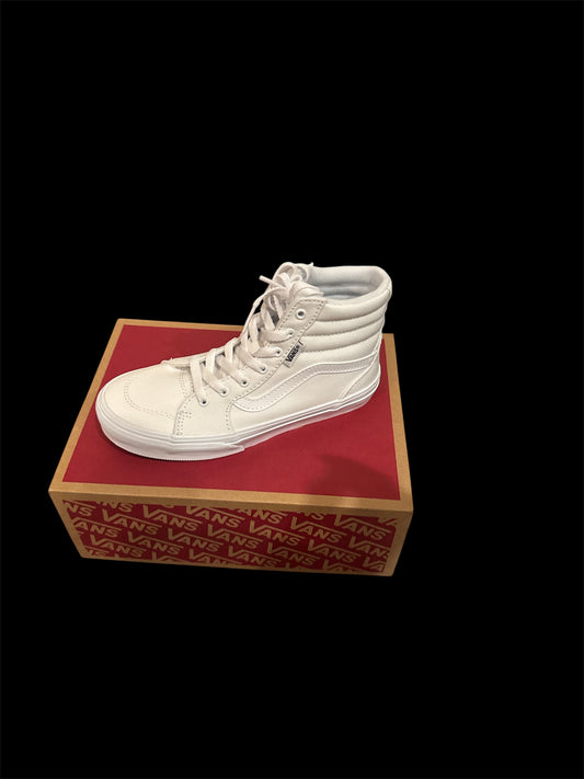 Effortless All-White Vans Sk8-Hi Sneakers